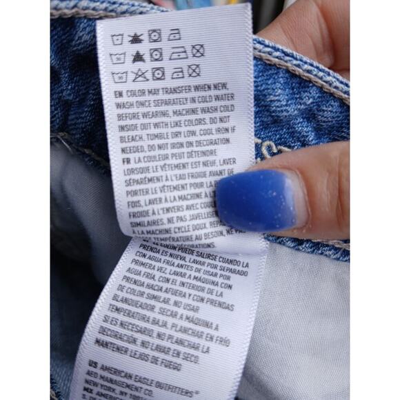 American Eagle Shorts 10 Vintage Hi Rise‎ Festival Denim Jean - Picture 6 of 7